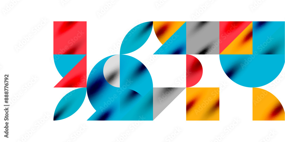 Triangles, round triangles and circles techno art. Vector Illustration For Wallpaper, Banner, Background, Card, Book Illustration, landing page Triangles, round triangles and circles techno art. Vector Illustration For Wallpaper, Banner, Background, Card, Book Illustration, landing page