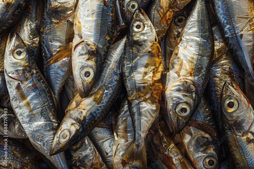 Obraz premium tiny dried fish