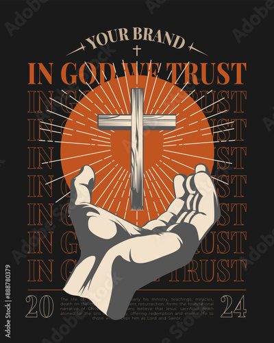 Christian t-shirt design, Christian streetwear for t-shirt print
