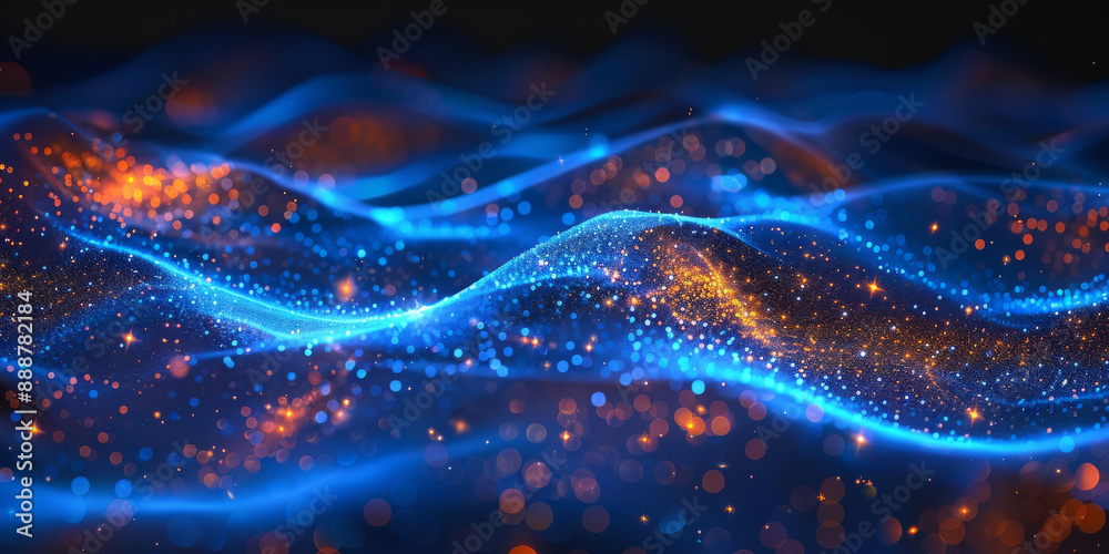 Obraz premium Creative growing blue forex chart and index on blurry background. Trade and financial growth concept. 3D Rendering.