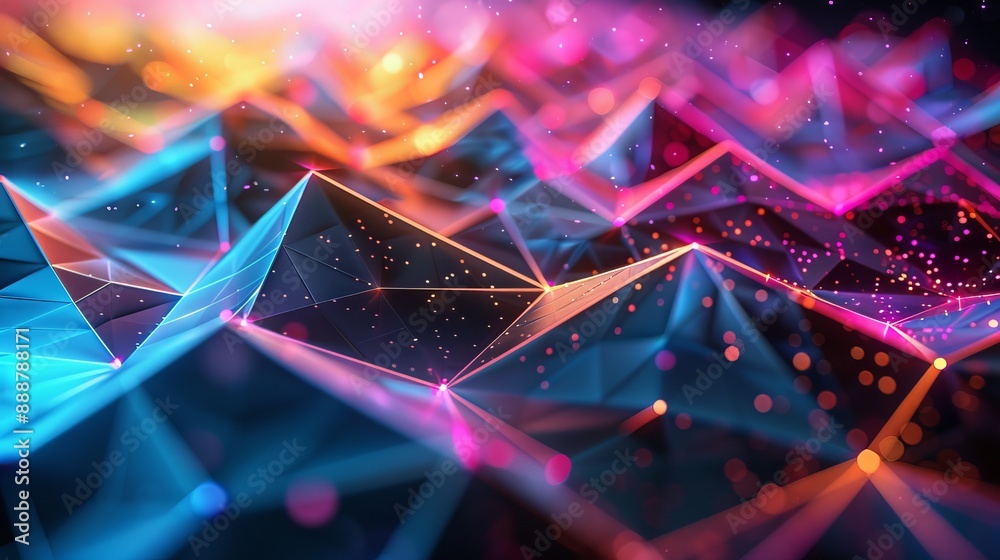 Abstract Colorful Geometric Background Abstract Colorful Geometric Background