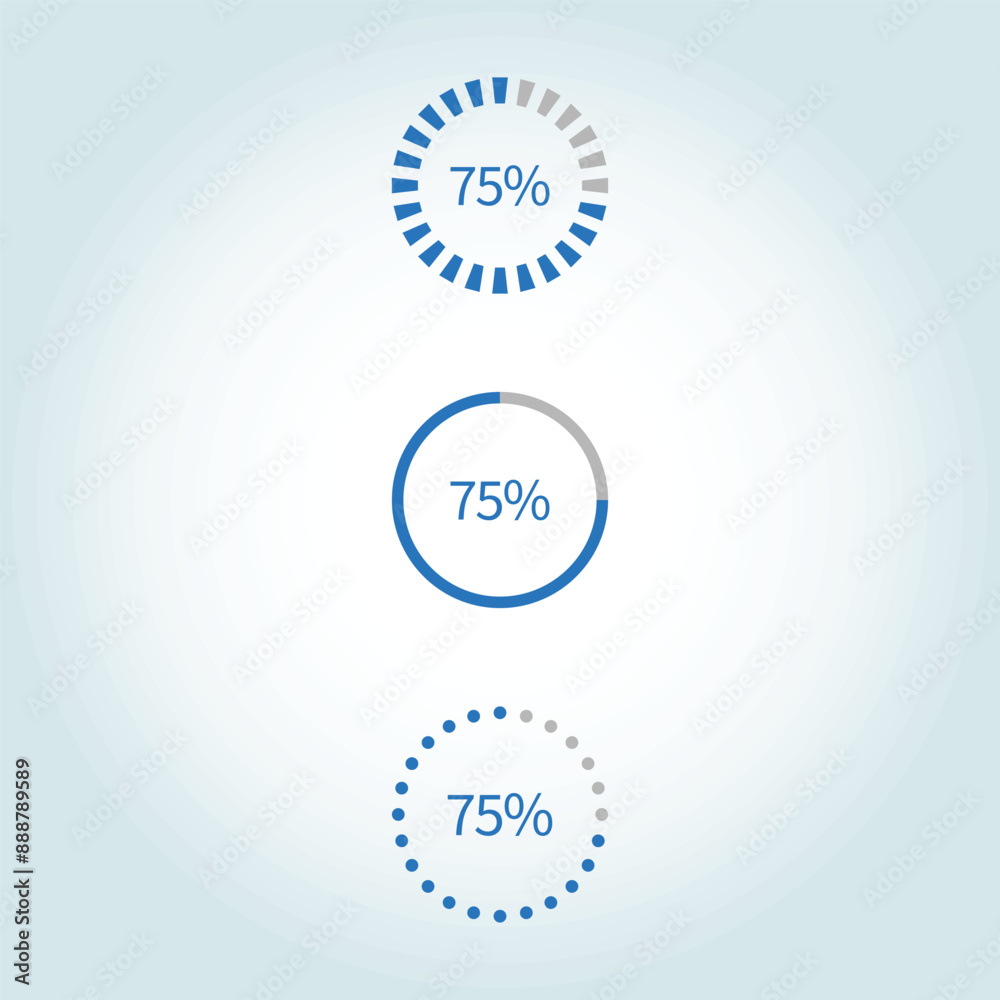 Progress Circles vector illustration graphic eps Progress Circles vector illustration graphic eps