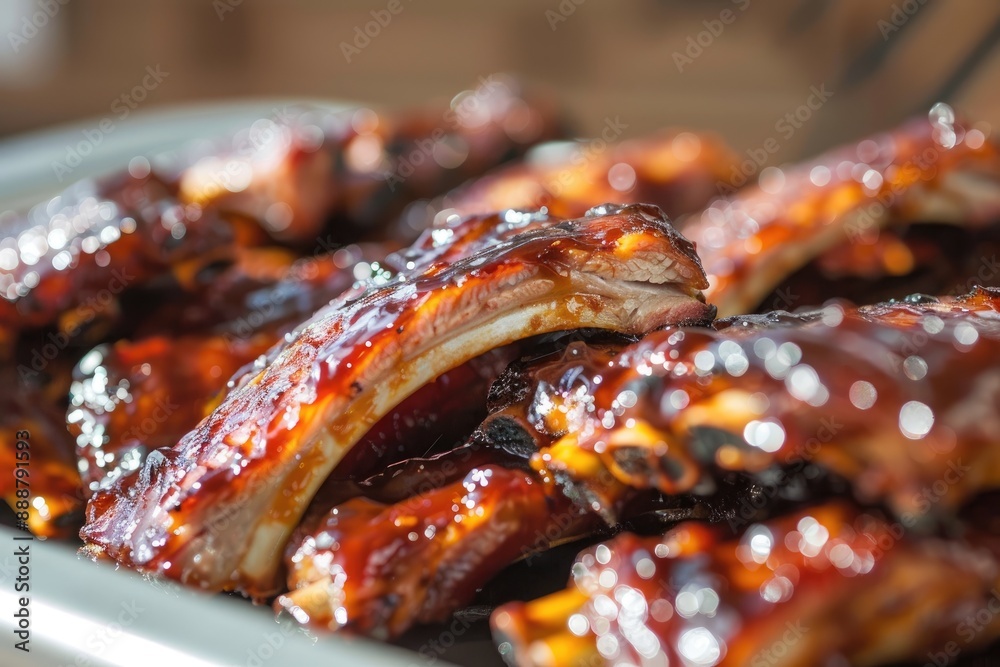 Grilled ribs with the text Grilled ribs with the text