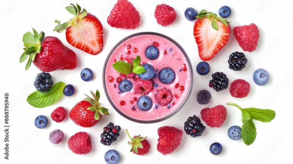 strawberry and blueberry strawberry and blueberry
