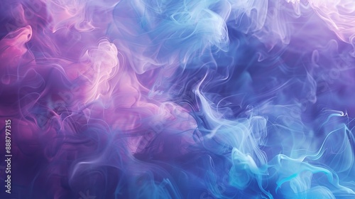 Abstract Background with Colorful Smoke