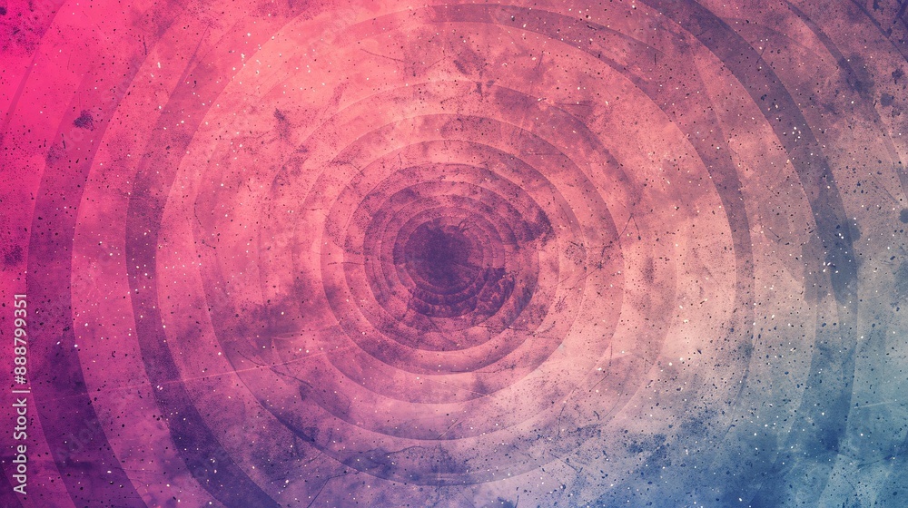 Abstract Circles with Pink and Blue Hues Abstract Circles with Pink and Blue Hues