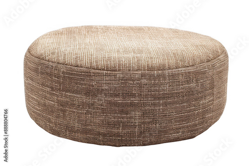 Round Upholstered Ottoman