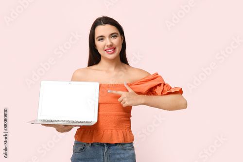 Beautiful young happy woman...