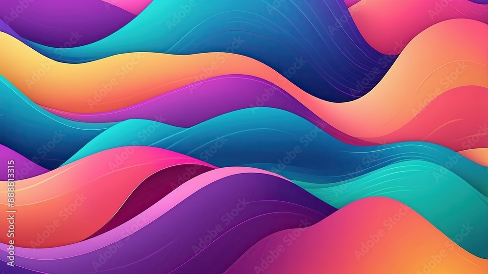 Colorful Liquid Motion Abstract Design Colorful Liquid Motion Abstract Design