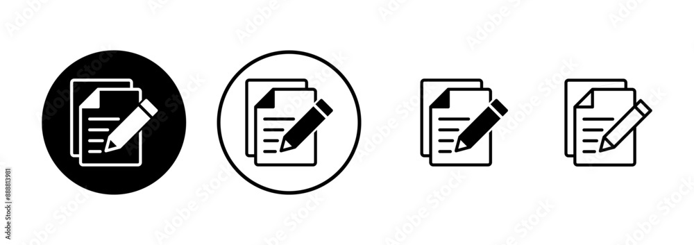 Note icon vector isolated on white background. Taking note icon vector. Edit line icon. Document write. Content writing Note icon vector isolated on white background. Taking note icon vector. Edit line icon. Document write. Content writing