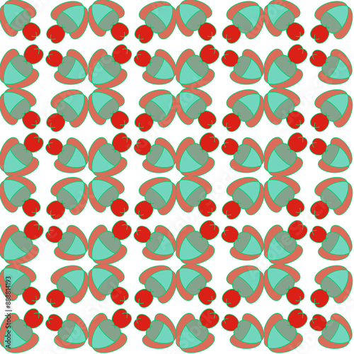 seamless pattern with hearts