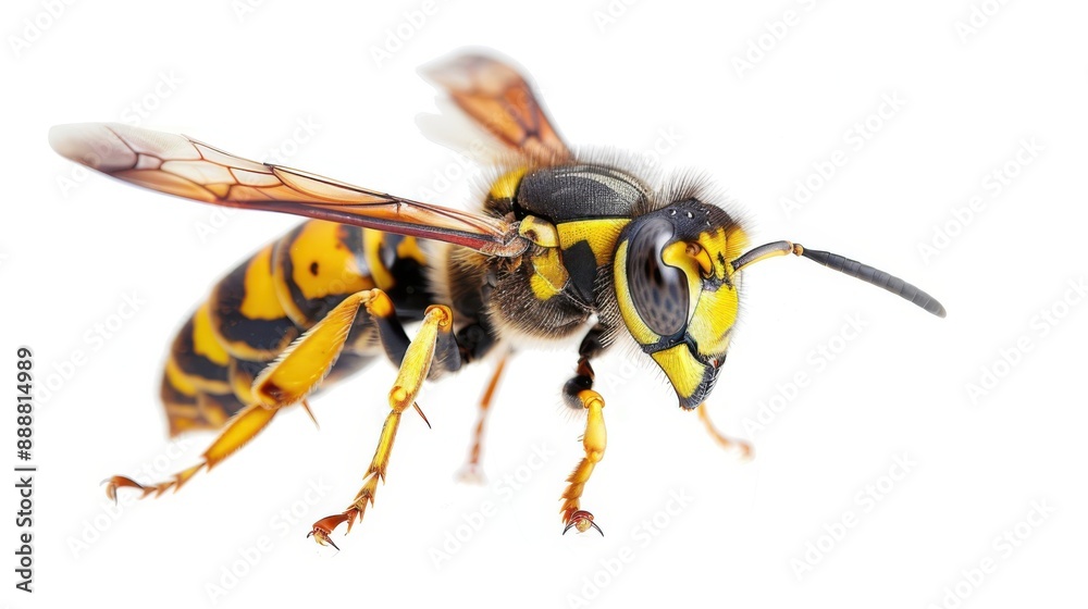 live wasp isolated on white live wasp isolated on white