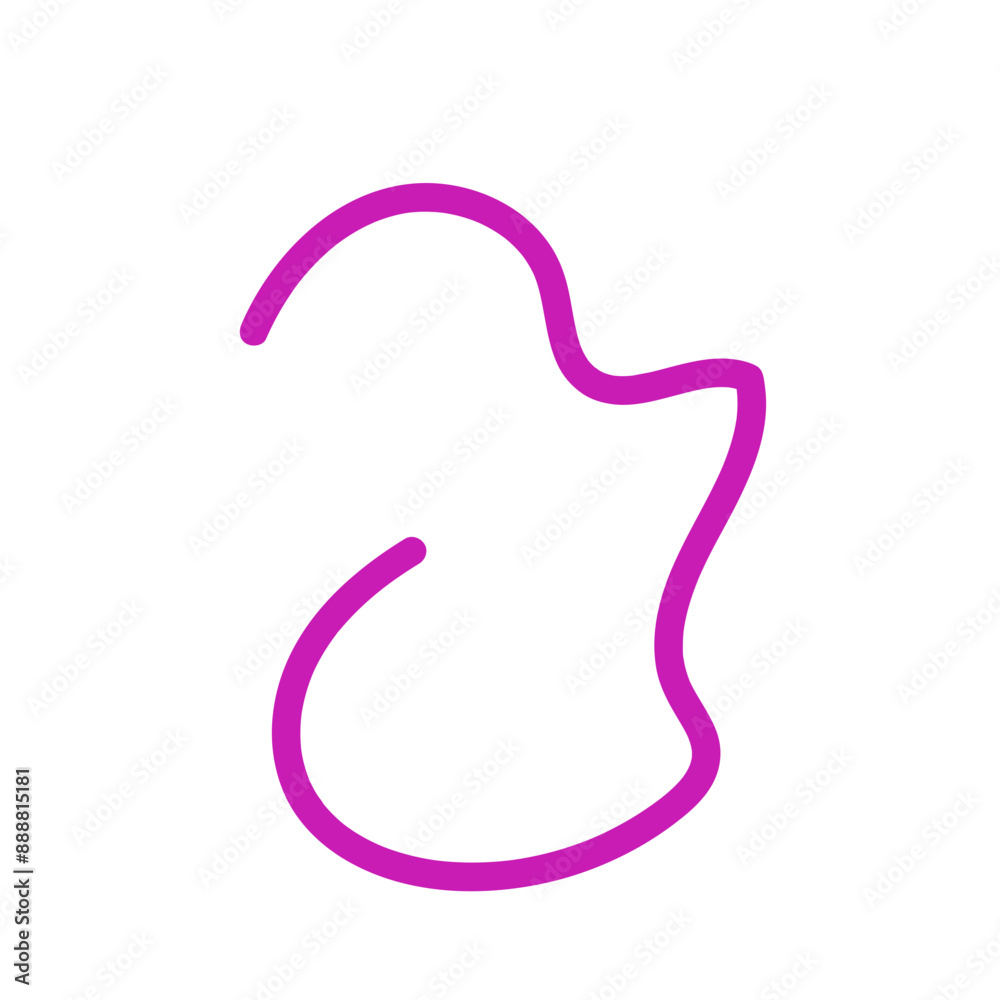 Squiggle abstract shapes vector line Squiggle abstract shapes vector line