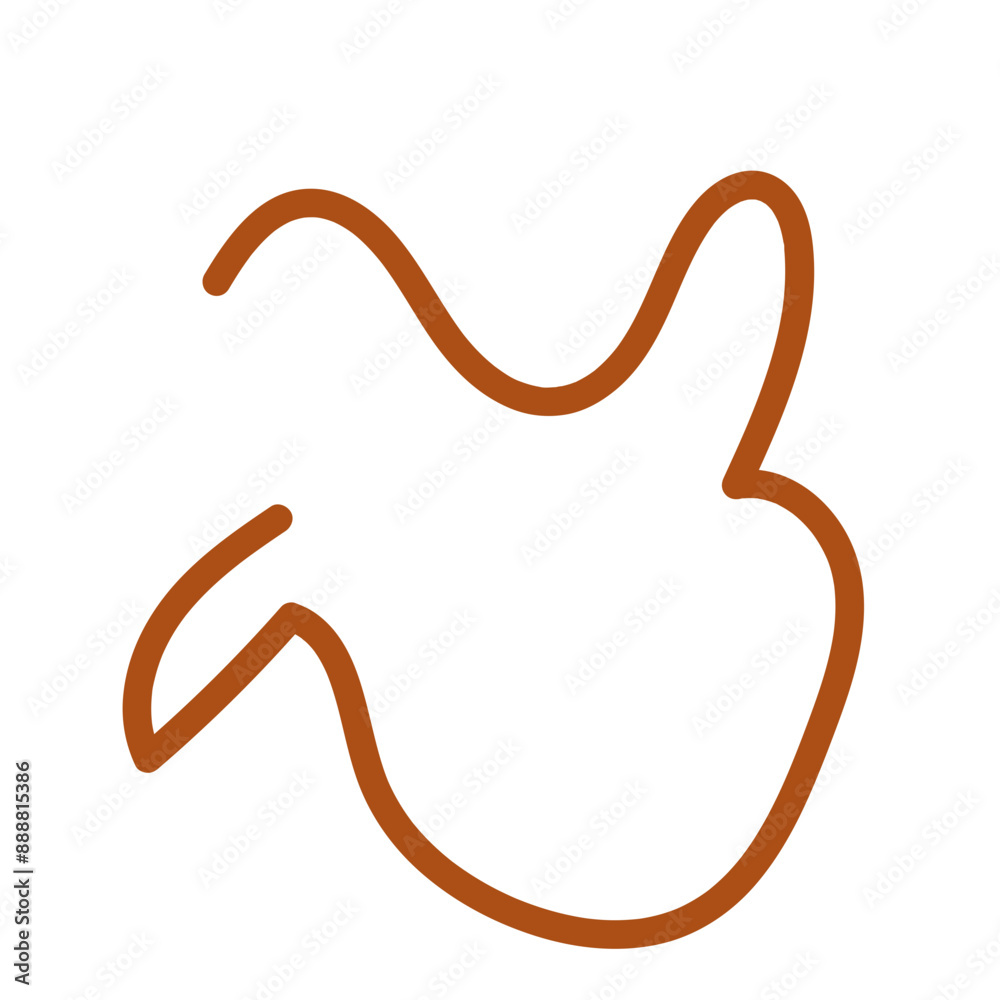 Squiggle abstract shapes vector line Squiggle abstract shapes vector line
