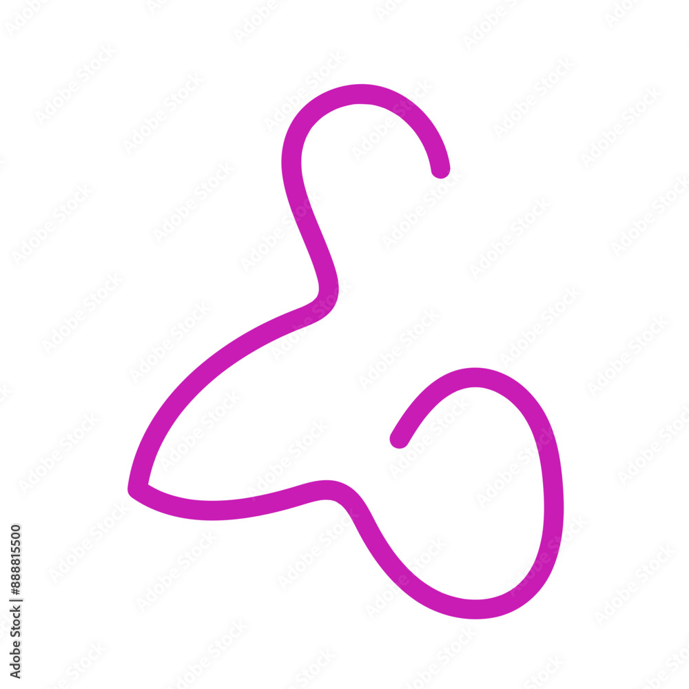 Squiggle abstract shapes vector line Squiggle abstract shapes vector line