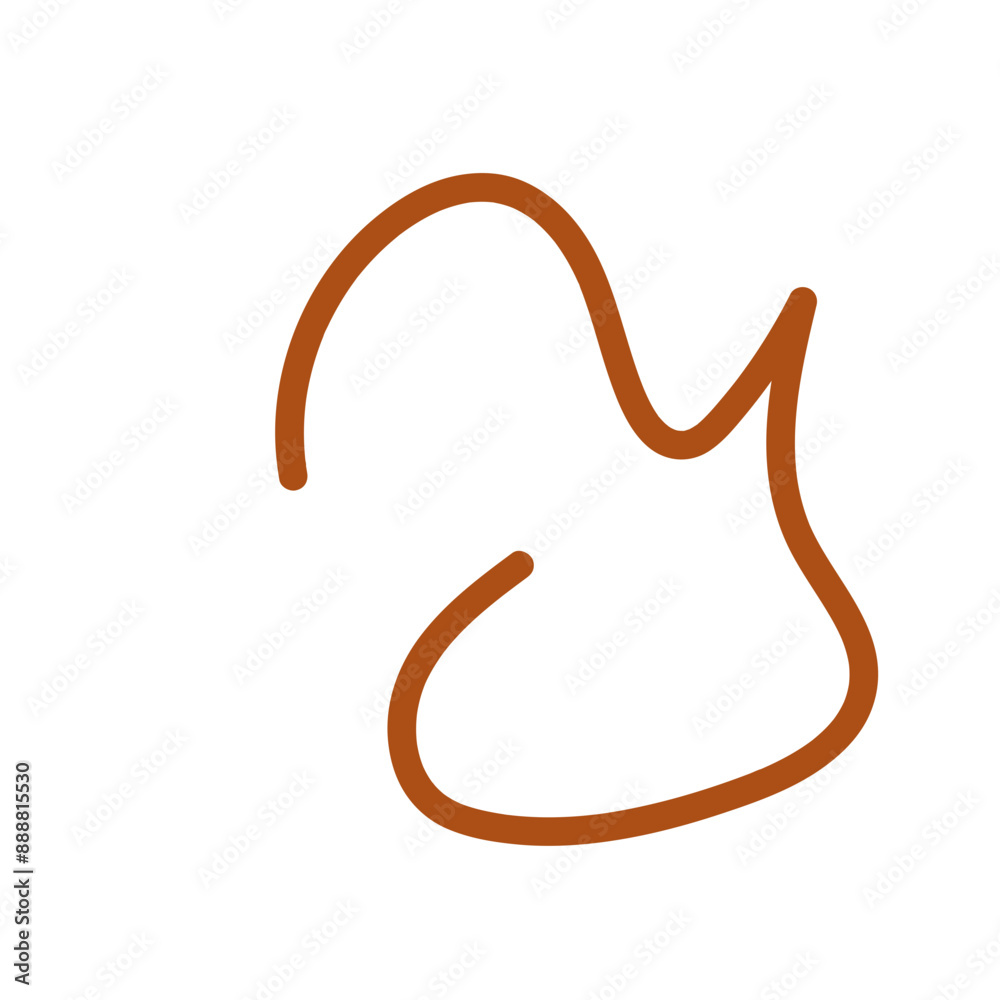 Squiggle abstract shapes vector line Squiggle abstract shapes vector line