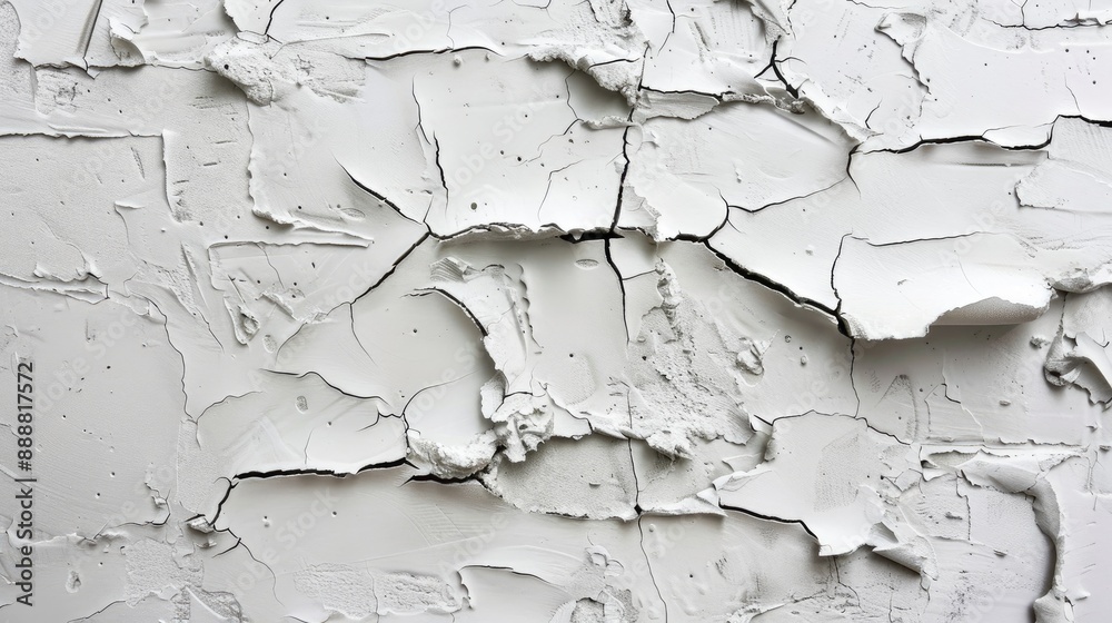 Obraz premium Wall covered in plaster