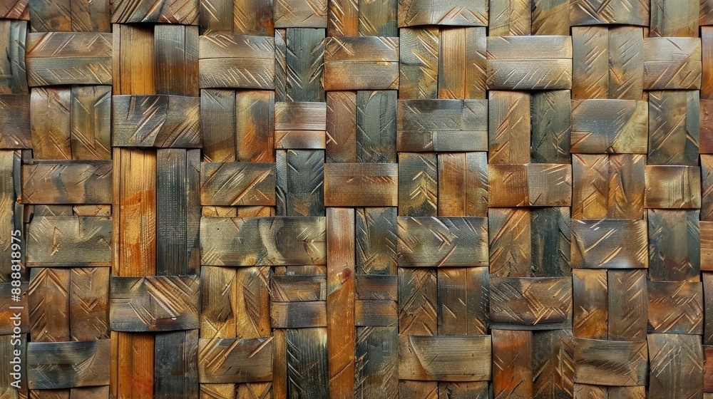 Thai Culture s Traditional Bamboo Weaving Pattern for Asian Handmade Texture Thai Culture s Traditional Bamboo Weaving Pattern for Asian Handmade Texture