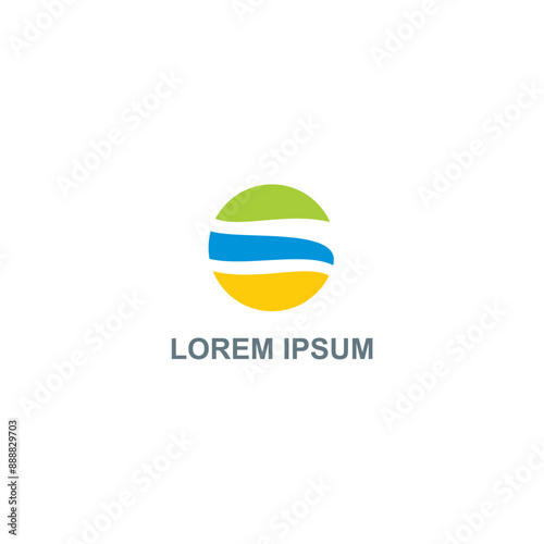 Round ecology colored logo