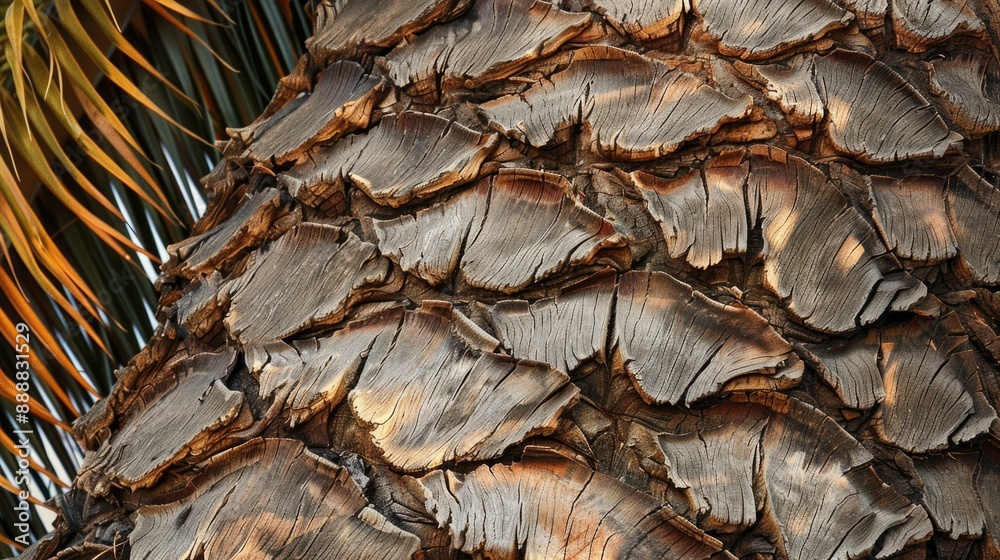 Abstract patterns in palm tree bark texture Abstract patterns in palm tree bark texture