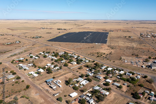 Thw town of hughenden in western Queernsland, Australia. photo