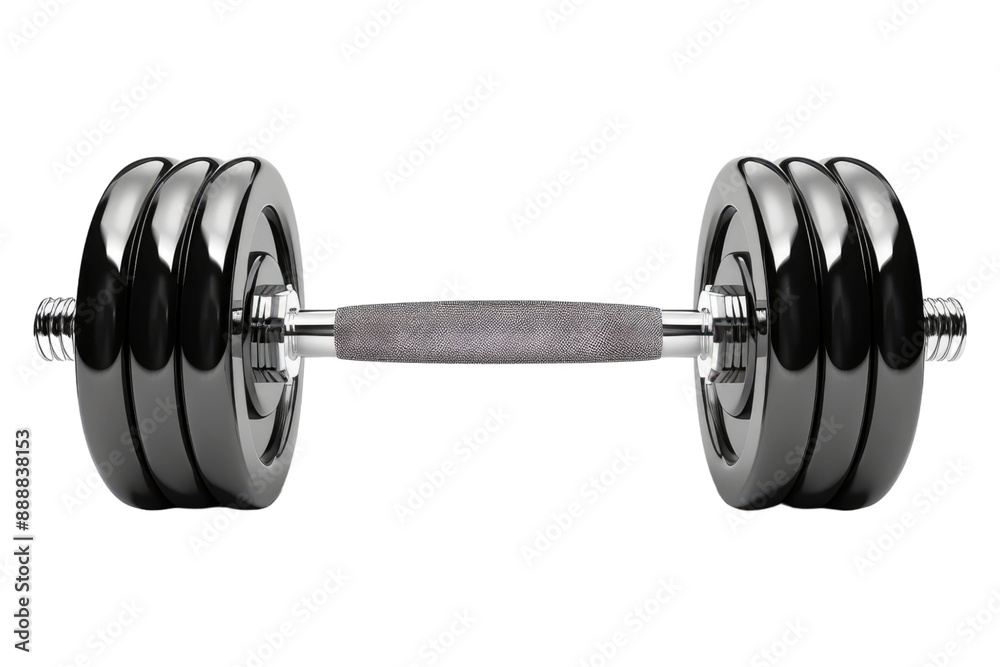 Barbell isolated on transparent background Barbell isolated on transparent background