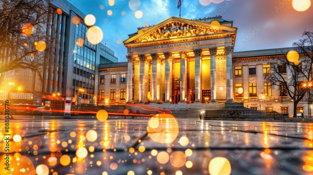 Fototapeta premium Monetary policy, central bank, 