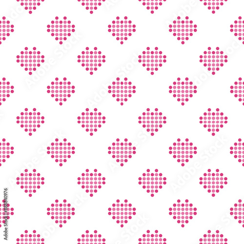 seamless pattern with hearts