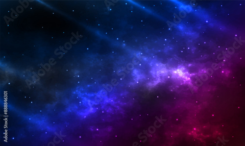 Wallpaper Mural Sky starry universe filled with stars. Deep space stars clouds and galaxy. Stardust field in deep universe. Glowing constellations. Night sky with stars and nebula. Fantasy cosmic.Science Vector EPS10 Torontodigital.ca