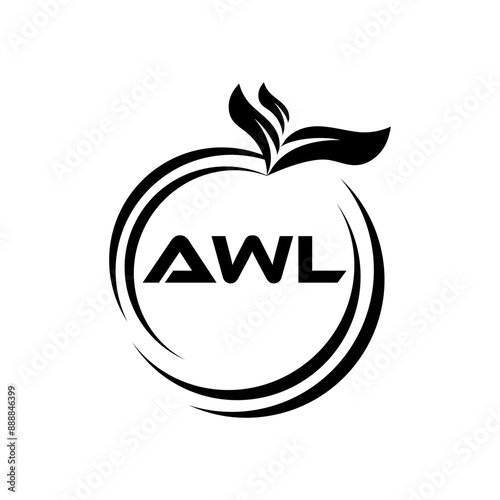 AWL letter logo Design. AWL Simple and modern monogram logo. Abstract Alphabet vector Design.