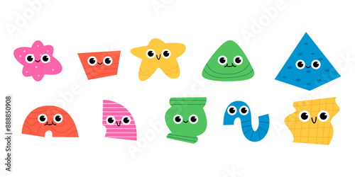 Adorable Geometric Shape Face 