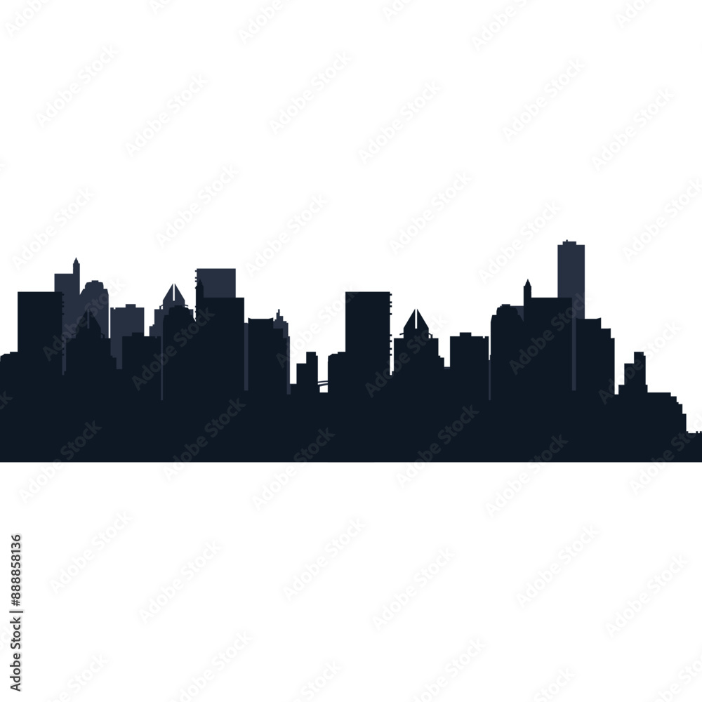 City Silhouette Night City Silhouette Night