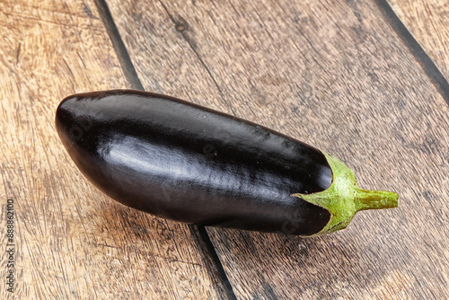 Raw ripe eggplant for cooking