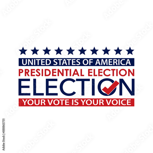 Wallpaper Mural Vote 2024, Presidential Election USA Torontodigital.ca