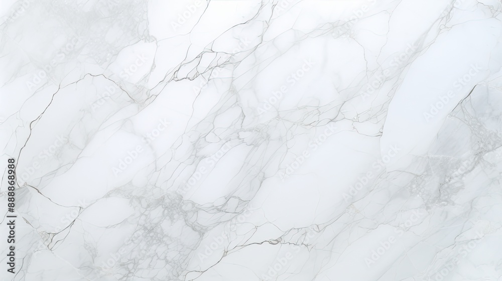 Obraz premium Photograph of a seamless white marble texture background with subtle veins and a soft, diffused light.