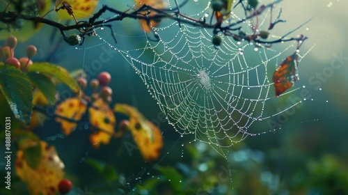 Dampness on the spider s web