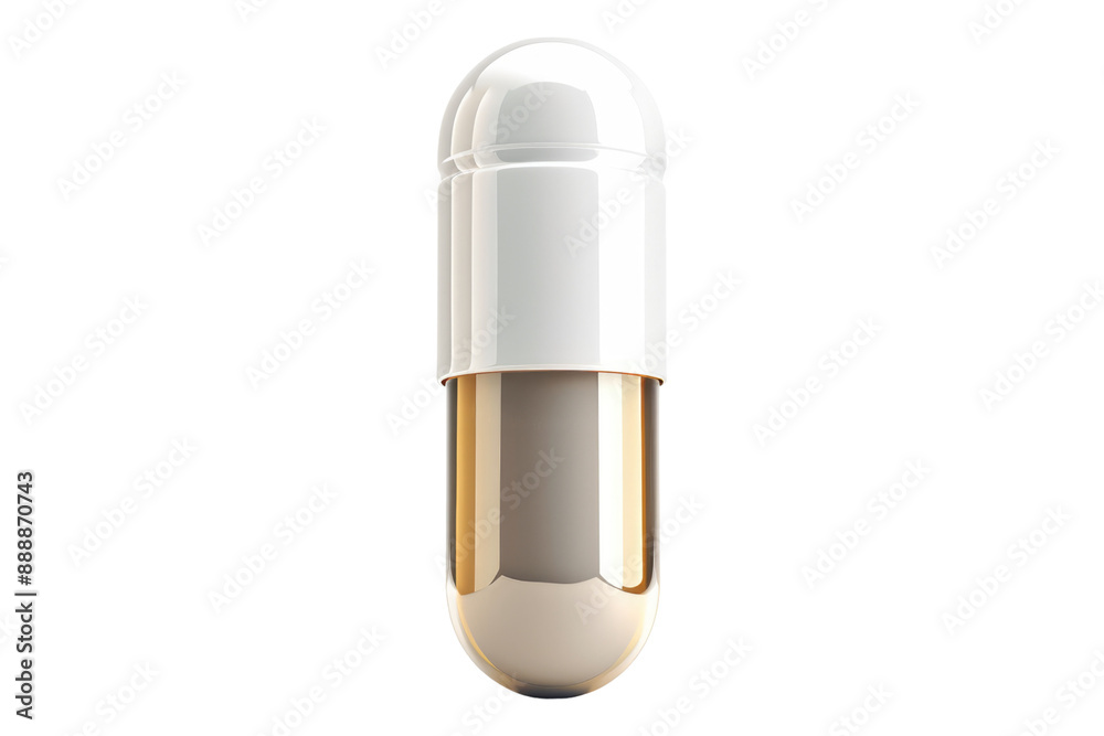 Capsule medical pill bottle isolated on transparent background Capsule medical pill bottle isolated on transparent background