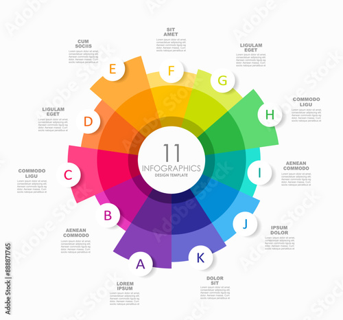 Infographic design template with place for your data. Vector illustration.