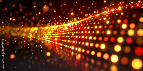 Wallpaper Mural Abstract binary coding on dark background. Matrix and security concept. 3D Rendering. Torontodigital.ca