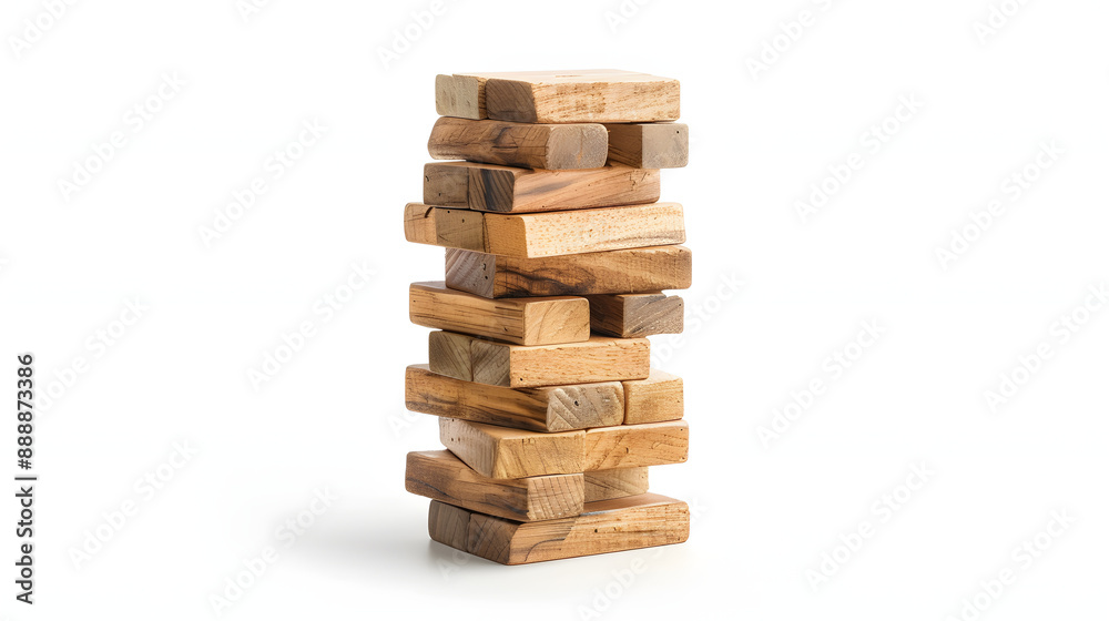 jenga tower isolated on white jenga tower isolated on white