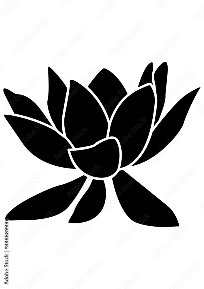 Flower | Black Lotus | Floral | Flower Ornament | Lotus Flower | Lotus flower icon | Floating Flower | Flower Pond | Original Illustration | Vector and Clipart | Cutfile and Stencil Flower | Black Lotus | Floral | Flower Ornament | Lotus Flower | Lotus flower icon | Floating Flower | Flower Pond | Original Illustration | Vector and Clipart | Cutfile and Stencil