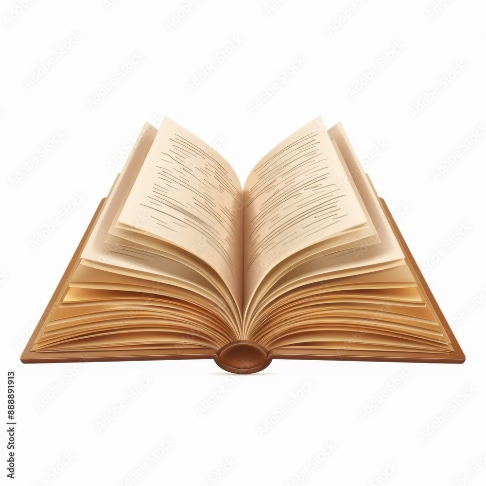 Book icons, 3d realistic textbook symbol, education pictogram, bookstore logo, library graphic element Book icons, 3d realistic textbook symbol, education pictogram, bookstore logo, library graphic element