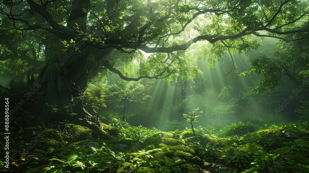 Obraz premium Beauty of nature boundless eternity