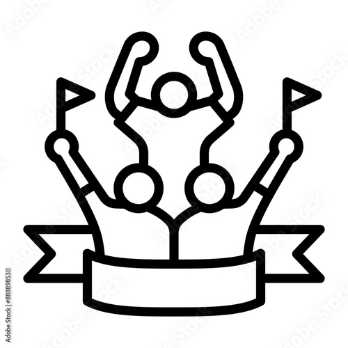Fan Cheering Icon