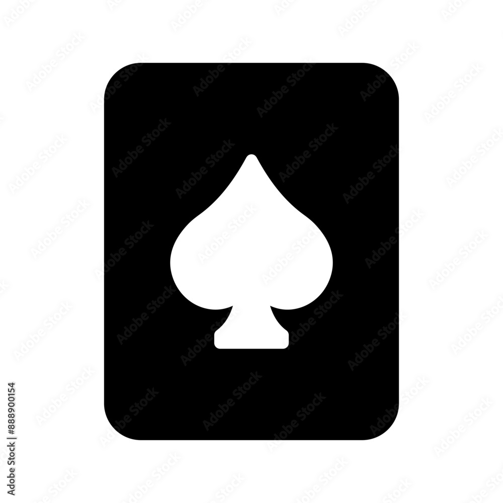 Spades Playing Cards icon Symbol color editable Spades Playing Cards icon Symbol color editable