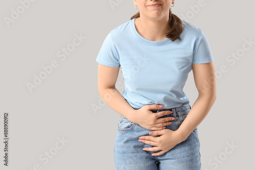 Young woman suffering from ...