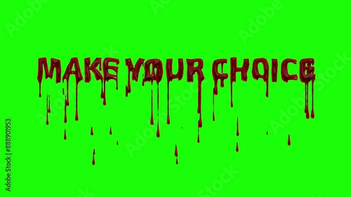 A spooky red title drenched in blood on a black background. Perfect for Halloween, it creates a scary and eerie atmosphere, ideal for haunted houses, horror events, parties, or spooky-themed projects.