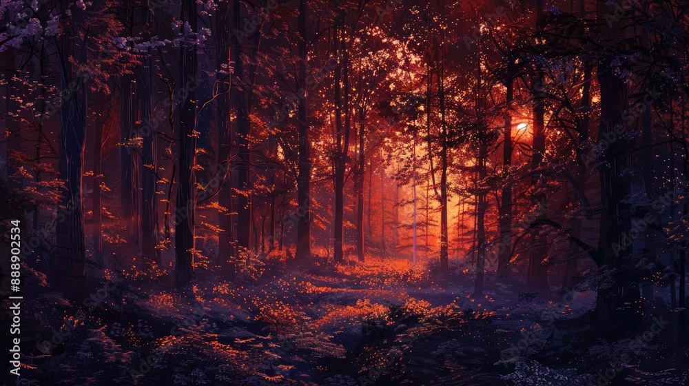 Fototapeta premium HoTay s Evening Glow