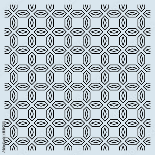 Modern seamless pattern with letter X