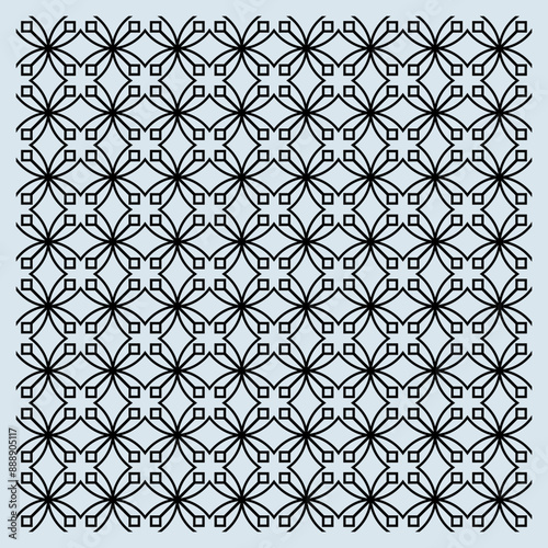 Dark seamless pattern with letter X